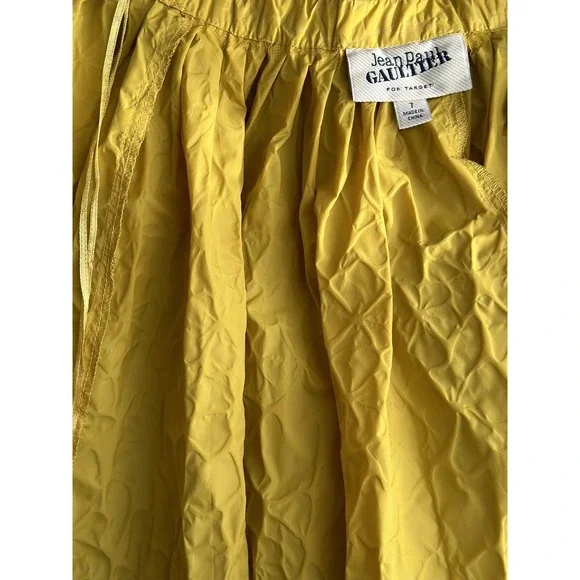 Jean Paul Gaultier for Target Cocktail Fairy Halter Dress Small Junior 7 Yellow - Picture 13 of 15